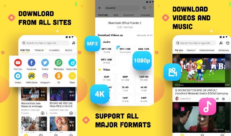 📥 SnapTube Pro v7.55.1 直装 VIP 高级版 ——  油管/推特/TikTok 下载器 #SnapTube✅修改内容