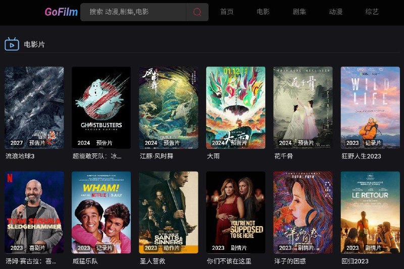 #网站 #开源 #影视📺 GoFilm - 多播放源自动采集的在线影视网站▎网站功能