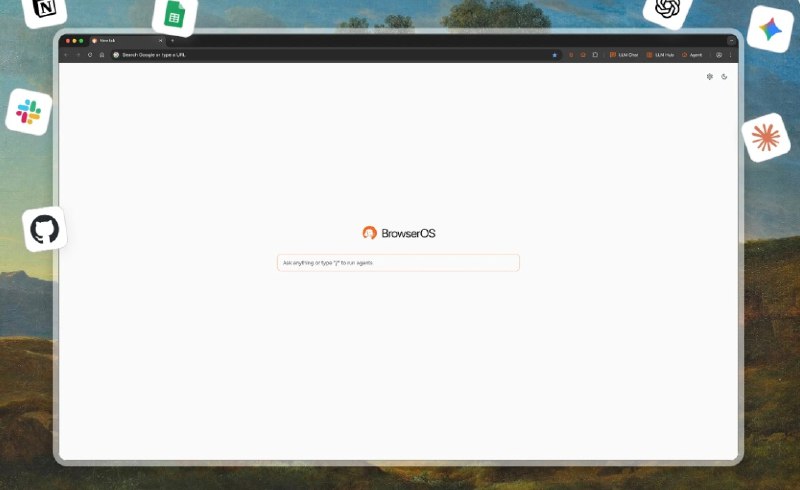 ⭐️ #软件 #工具 #开源🌐 BrowserOS - 可以原生运行 AI agent 的智能浏览器▎软件平台