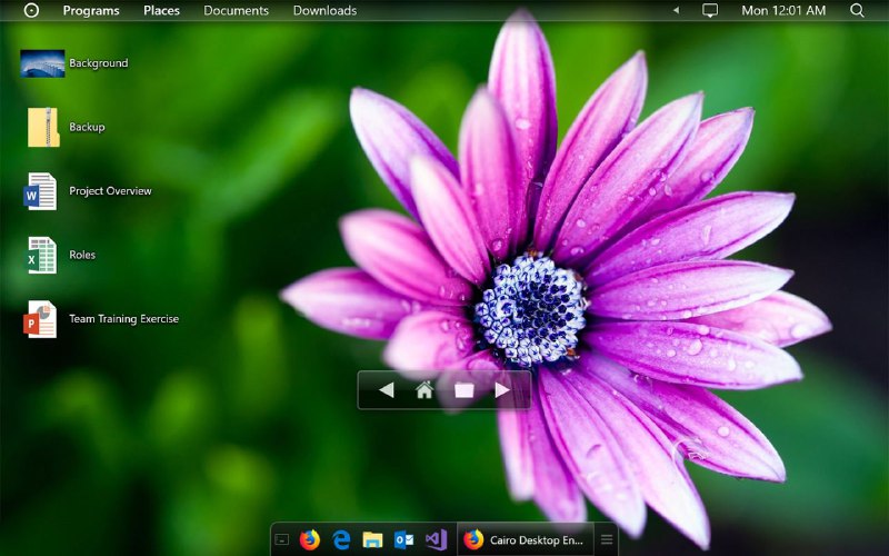 #软件 #工具 #开源💻 Cairo - 直观可自定义的 Windows 桌面环境替代方案▎软件功能