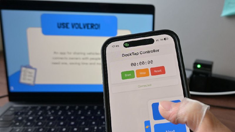 #GitHub #工具🌐 DeckTap - 局域网演示文稿遥控工具▎项目介绍
