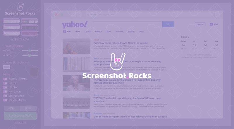 #开源 #网站 #插件 #工具🤘 Screenshot.rocks▎网站功能