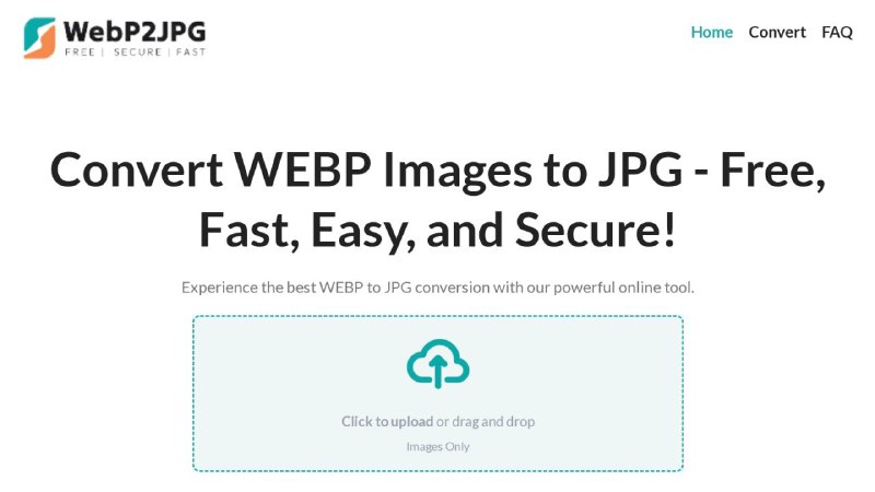 #网站 #图像 #工具🔁 Webp2Jpg - 在线免费 WebP 图像转换 JPG 工具▎网站功能