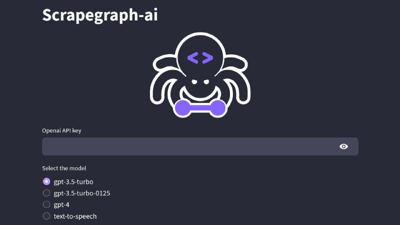 #GitHub #AI #工具 #爬虫🕷 ScrapeGraphAI - 基于 AI 的 Python 抓取工具▎项目功能