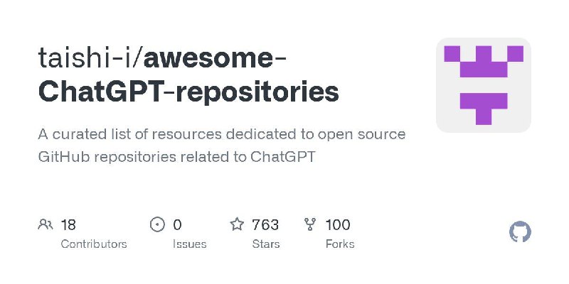 📂 #GitHub #AI #ChatGPT⚡️ awesome-ChatGPT-repositories▎项目功能