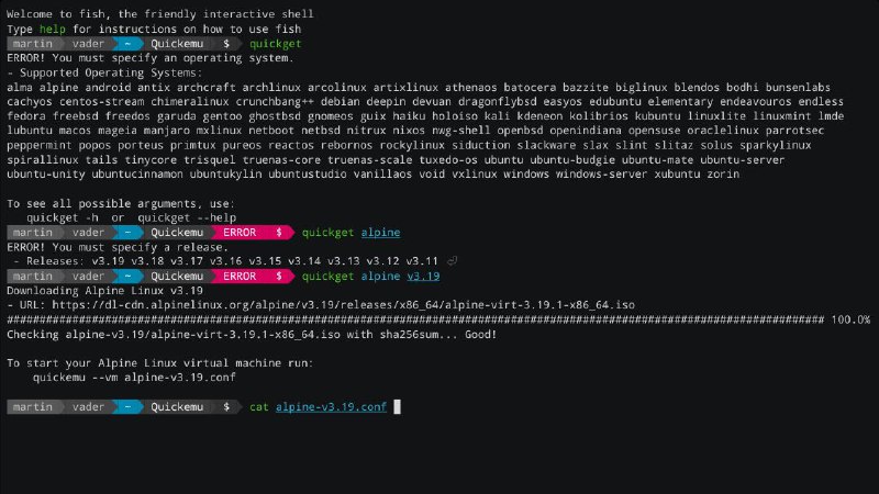 #GitHub #工具 #虚拟机🐧 Quickemu - 快速创建并运行优化的虚拟机▎项目功能