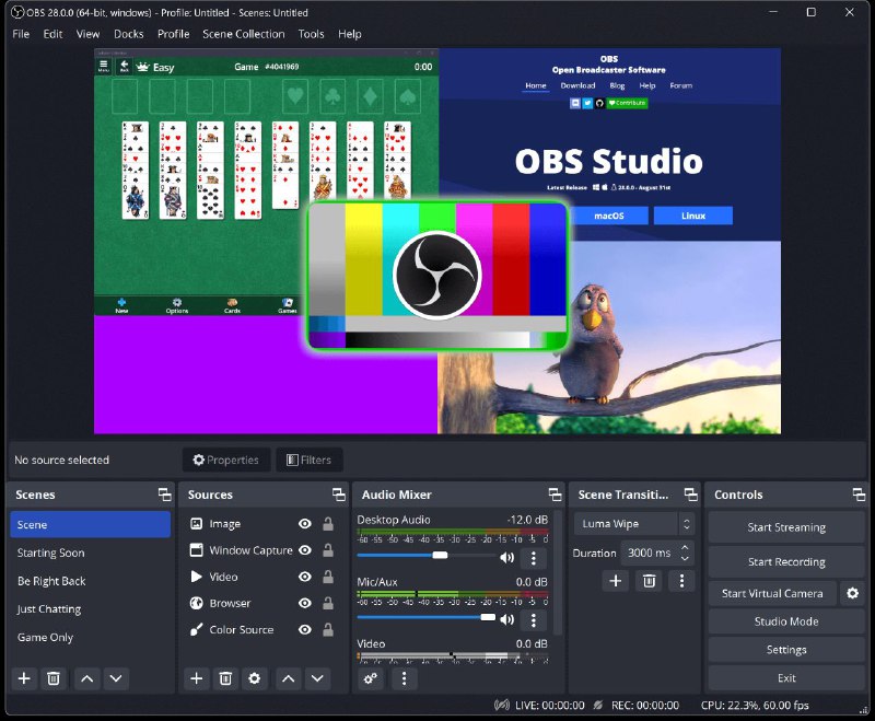#软件 #工具 #视频 #开源▶️ OBS Studio - 开源直播和屏幕录制工具▎软件功能