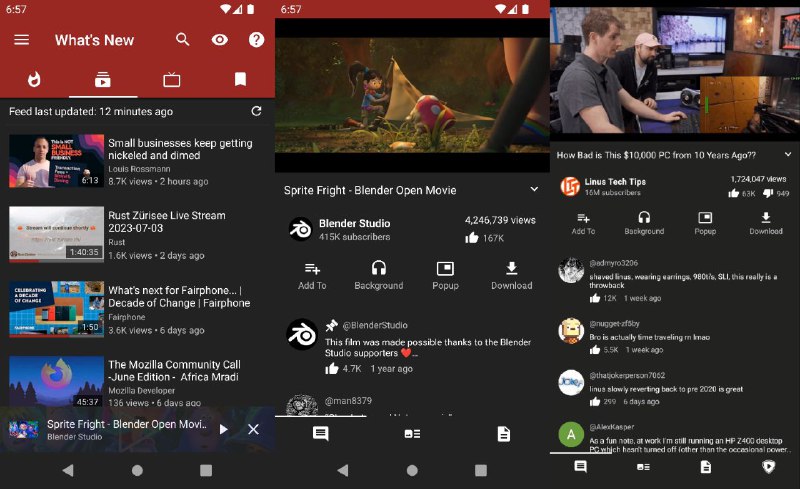 #软件 #开源 #第三方🖥 Tubular - 基于 NewPipe 第三方 YouTube▎软件平台