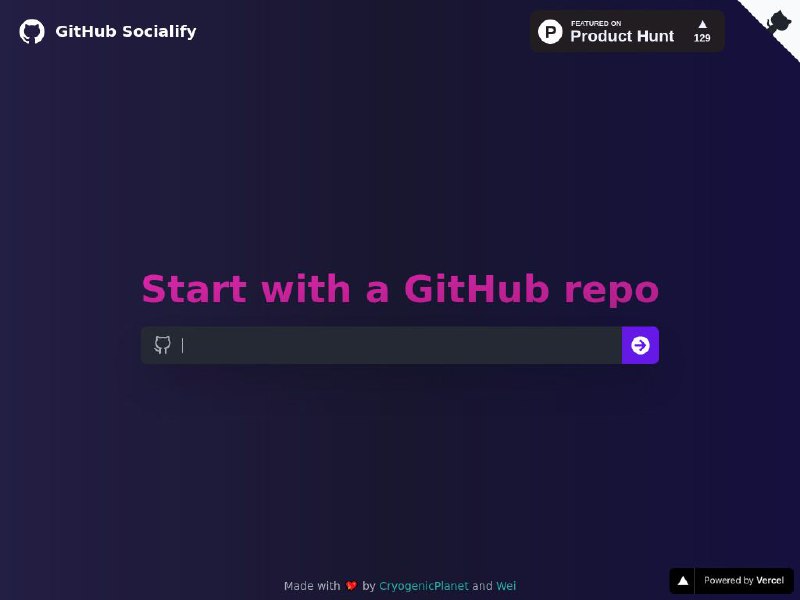 #GitHub #图片 #网站 #开源📸 Socialify - GitHub 项目图片生成▎项目功能