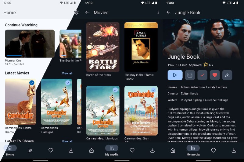#软件 #影视 #工具 #开源🖥 Findroid - 第三方原生 Jellyfin Android 应用▎软件功能
