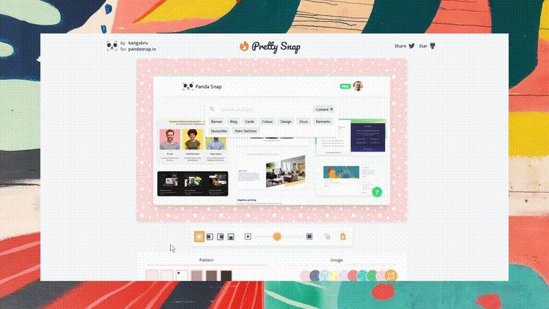 #网站 #工具 #开源📸 Pretty Snap - 开源屏幕截图美化工具▎网站介绍