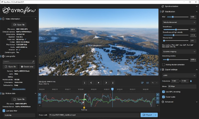 #软件 #工具 #开源📦 Gyroflow - 后期视频防抖稳定软件▎软件平台