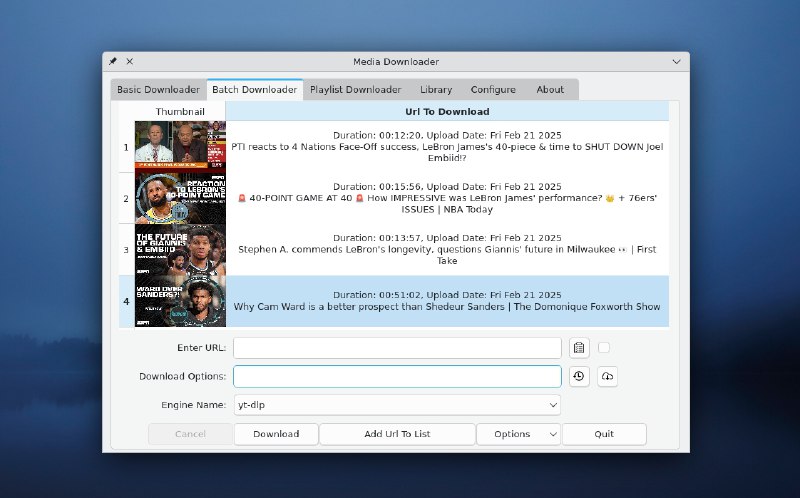 ⭐️ #软件 #开源 #解析⬇️ Media Downloader - 跨平台媒体下载工具▎软件平台