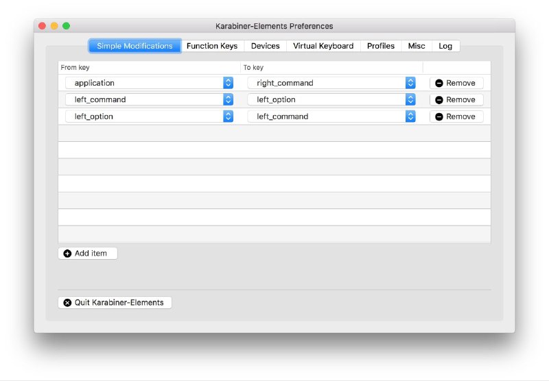 #软件 #工具 #开源⌨️ Karabiner-Elements - 强大的 macOS 键盘自定义工具▎软件功能