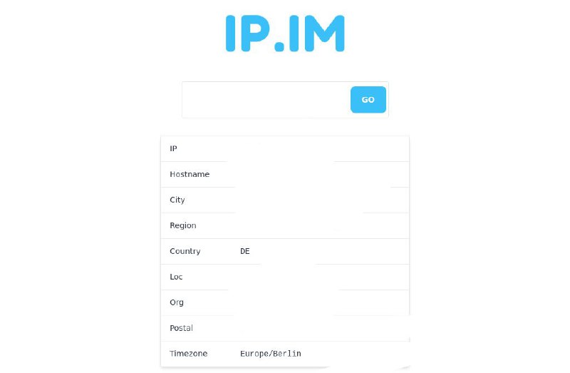 #网站 #工具🗺 IP.IM - 一个超简洁的 IP 地址查询工具▎网站功能