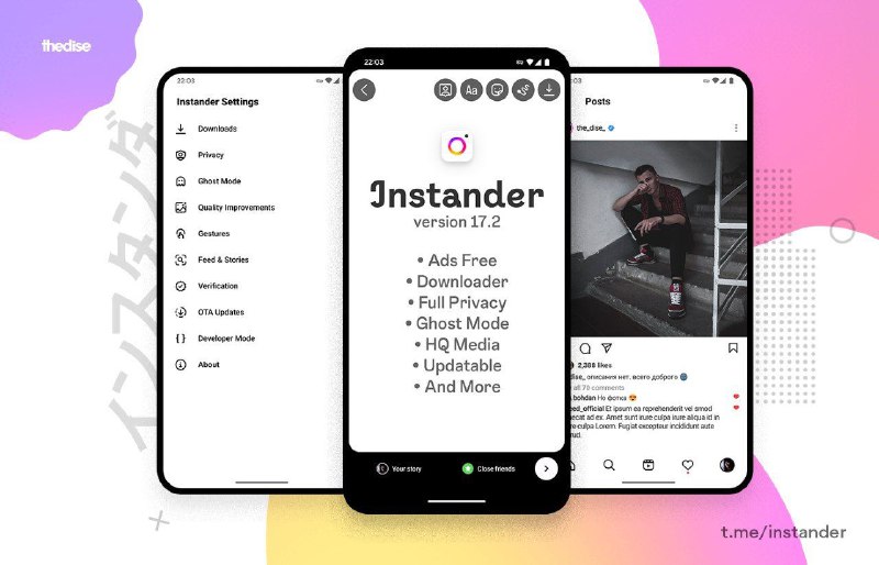 #软件 #第三方🌈 Instander - 一款功能强大的 Instagram 修改版▎软件功能