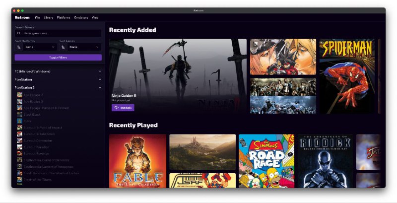 #软件 #游戏 #工具 #开源🎮 Retrom - 开源集中式游戏库管理服务工具 ▎软件功能