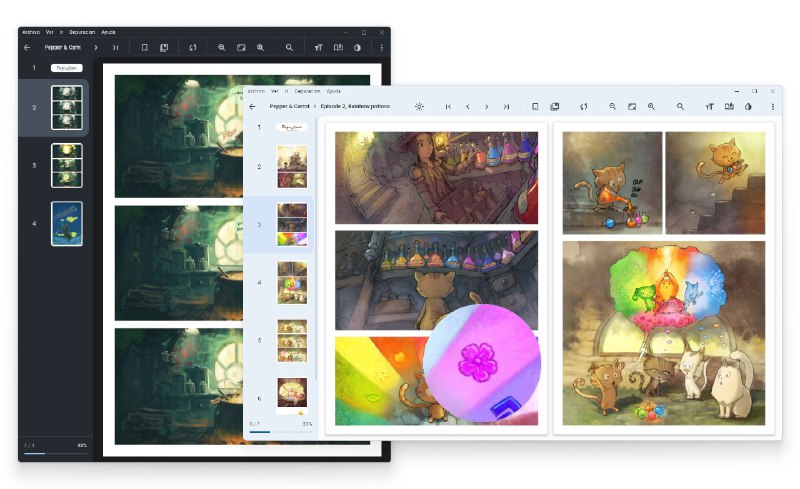 ⭐️ #软件 #漫画 #电子书📚 OpenComic - 跨平台漫画/电子书阅读器▎软件平台