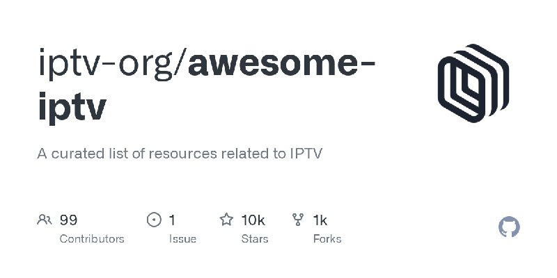 ⭐️ #GITHUB #IPTV📺 Awesome IPTV - 精选 IPTV 资源列表▎项目介绍