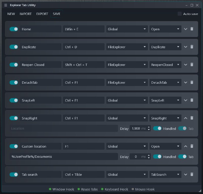 #软件 #工具 #开源💻 ExplorerTabUtility - Windows 11 资源管理器增强工具▎软件平台
