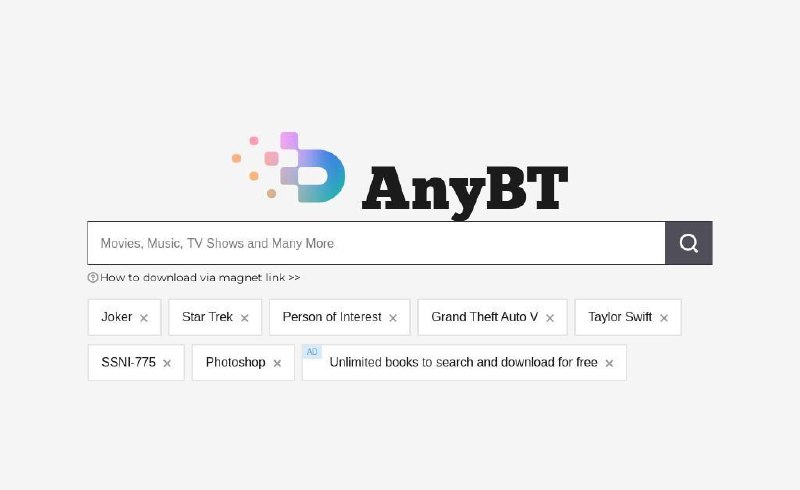 #网站 #磁力🔎 AnyBT▎网站功能