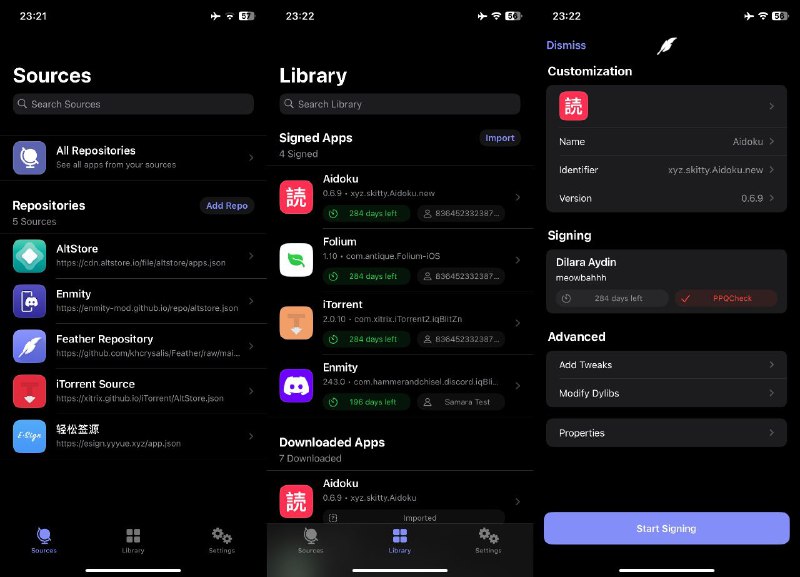 #软件 #工具 #开源🍏 Feather - 免费 iOS 应用管理和安装工具▎软件平台