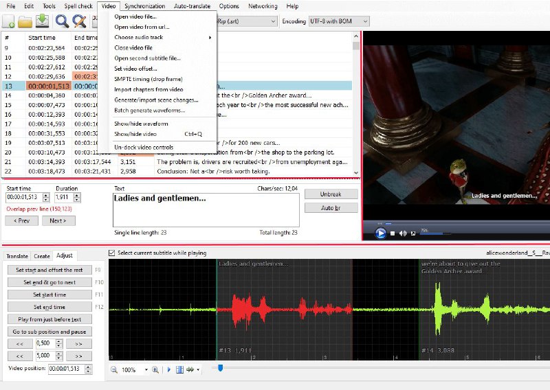 #软件 #工具 #字幕 #开源🎞 Subtitle Edit - 开源跨平台多功能字幕编辑器▎软件功能