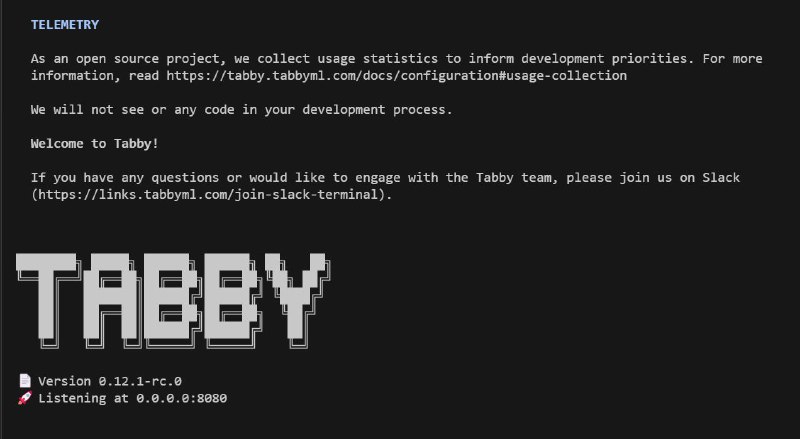 #GitHub #AI #工具👩‍💻 Tabby - 开源自托管 AI 编码助手 ▎项目介绍