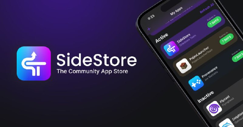 #软件 #工具 #开源⬆️ SideStore - 免越狱 iOS 侧载应用安装工具▎软件平台