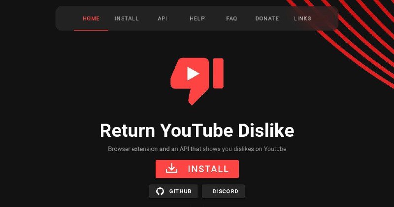 #开源 #插件 #工具📌 Return YouTube Dislike▎插件功能