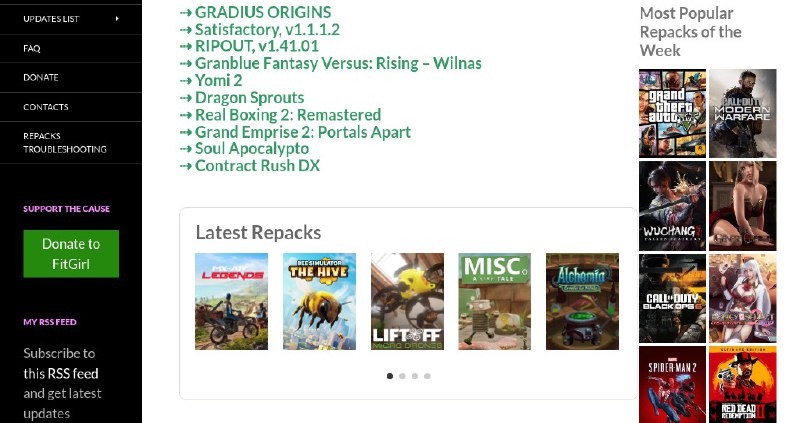#网站 #游戏🎮 FitGirl Repacks - PC 破解游戏下载网站▎网站介绍